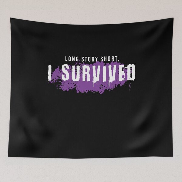 Item preview, Long Story Short I Survived Disease Cancer designed and sold by MooonTees.