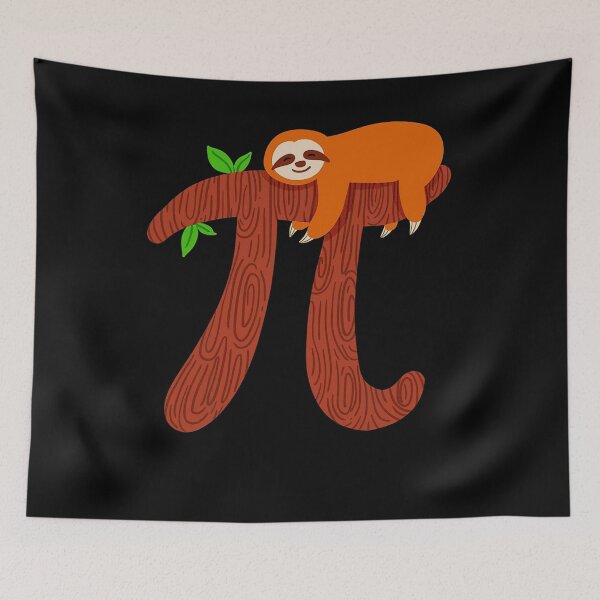 Item preview, Sloth Loves Pi Number, Math Science For Teachers Students designed and sold by whitneyiott9632.