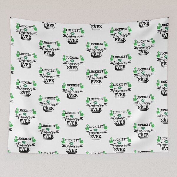 Item preview, Luckiest Engineer Ever - St. Patrick's Day designed and sold by PrintexDesigns.
