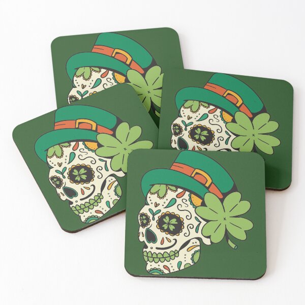 Item preview, Irish Themed Party Cool Skull Gifts Saint Patricks Day of Dead Irish Holiday Gifts designed and sold by . JustBeUnique ..