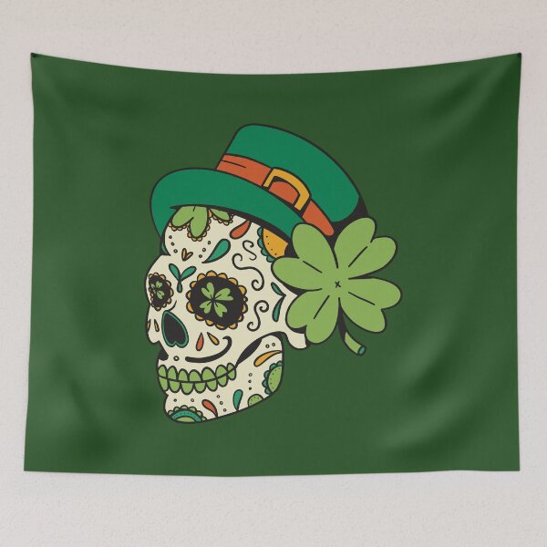 Item preview, Irish Themed Party Cool Skull Gifts Saint Patricks Day of Dead Irish Holiday Gifts designed and sold by . JustBeUnique ..