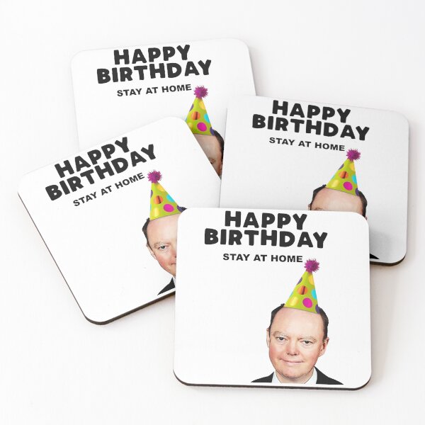 Item preview, Happy birthday Chris Whitty "Stay At Home" designed and sold by Alex3214.