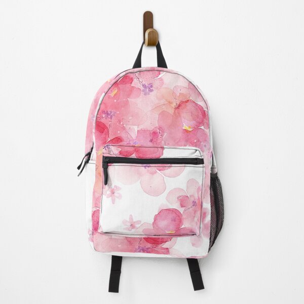 Item preview, Pink flowers in watercolor color pattern designed and sold by archmar.