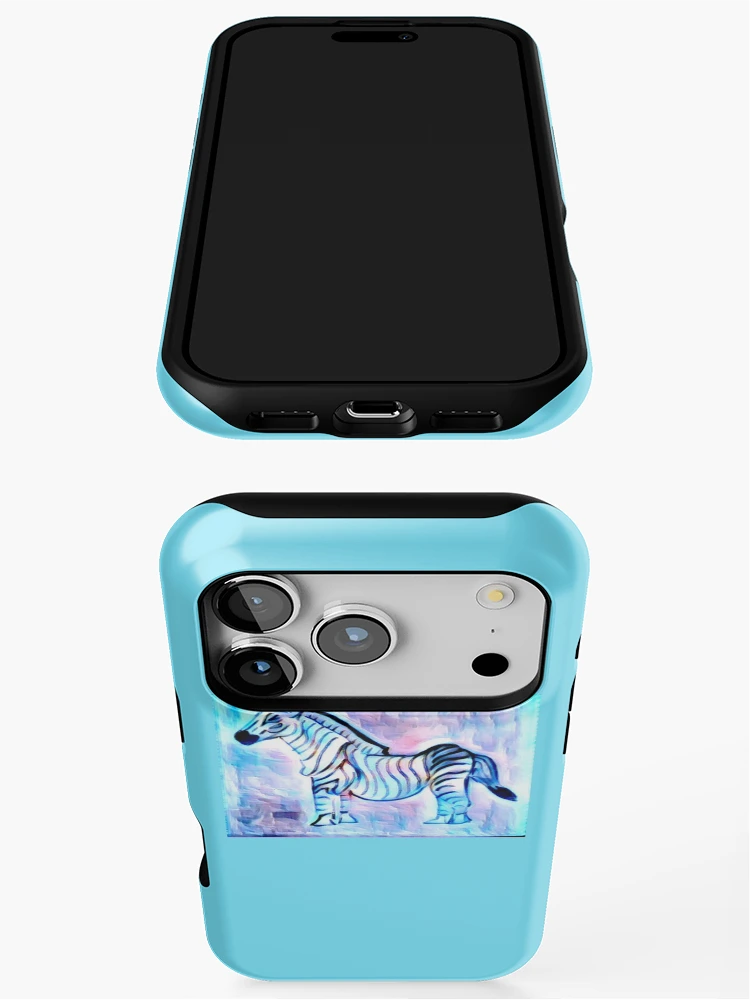 Thumbnail 3 of 4, iPhone Case, Psychadelic Zebra designed and sold by DesignsofNote.