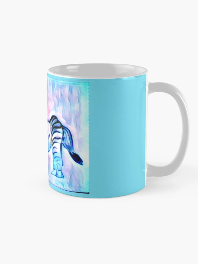 Thumbnail 3 of 6, Coffee Mug, Psychadelic Zebra designed and sold by DesignsofNote.