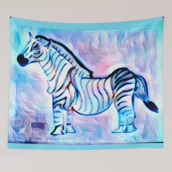 Item preview, Psychadelic Zebra designed and sold by DesignsofNote.