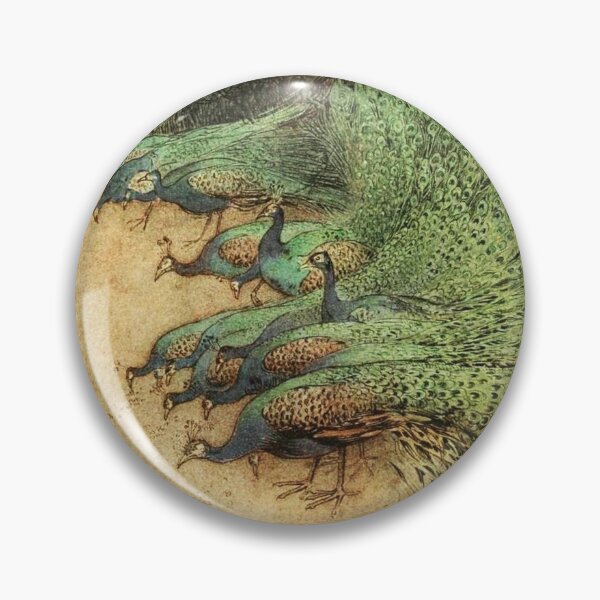 Item preview, Peacocks from India  - Warwick Goble designed and sold by Vintage Designs +.