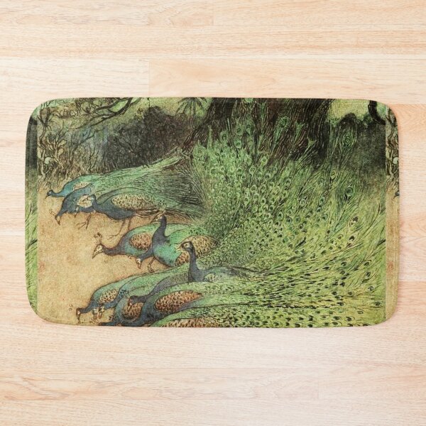 Artikelvorschau, Peacocks from India - Warwick Goble entworfen und verkauft von Vintage Designs +.