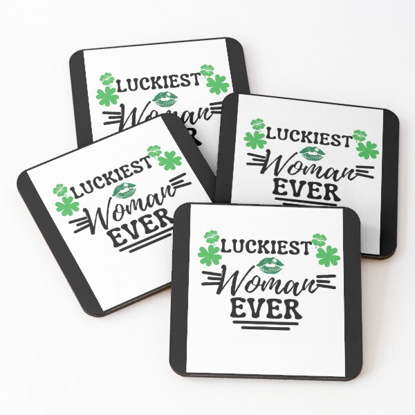 Item preview, Luckiest Woman Ever - St. Patrick's Day designed and sold by PrintexDesigns.