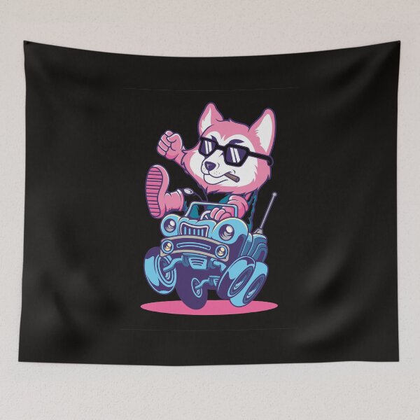 Item preview, Car Racer Fox designed and sold by obviouslogic.