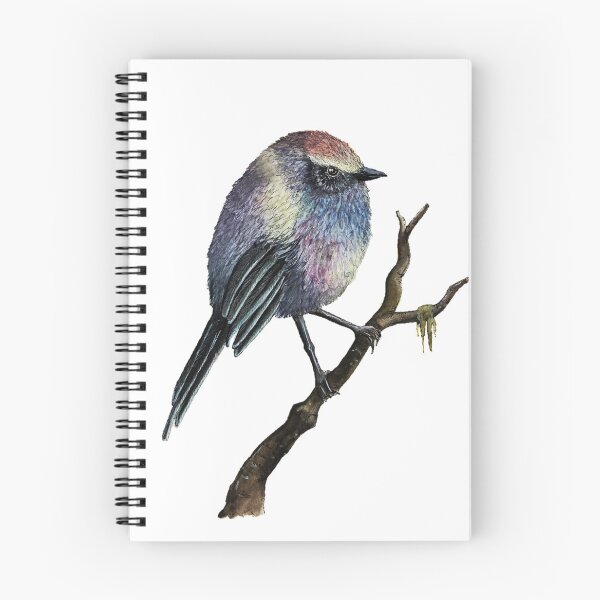 Item preview, White Browed Tit Warbler designed and sold by carrierogersart.