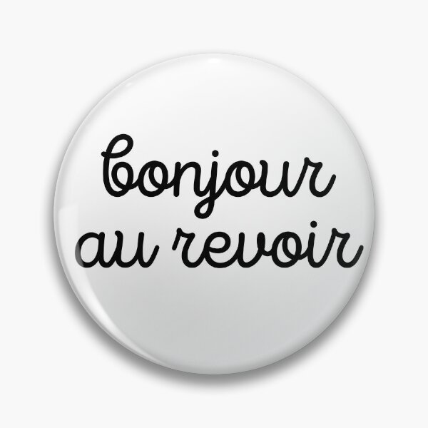 Item preview, Bonjour, Au revoir designed and sold by HappyPeeps.