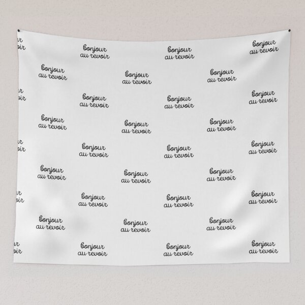 Item preview, Bonjour, Au revoir designed and sold by HappyPeeps.