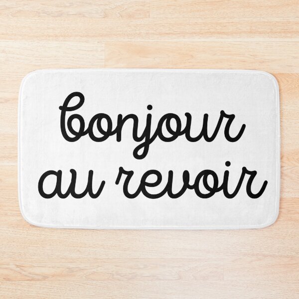 Item preview, Bonjour, Au revoir designed and sold by HappyPeeps.