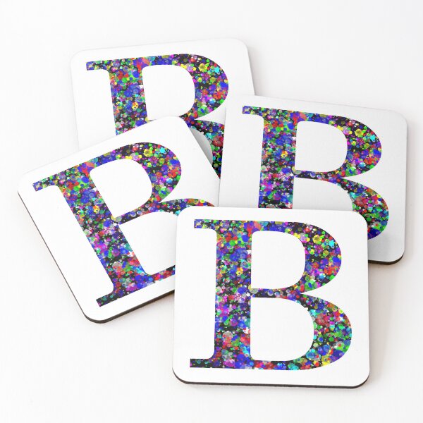 Item preview, Letter B and Letter Beta Paint Splatter designed and sold by Handstand365.