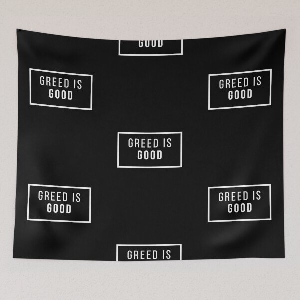 Item preview, Greed is Good designed and sold by TraderShirts.