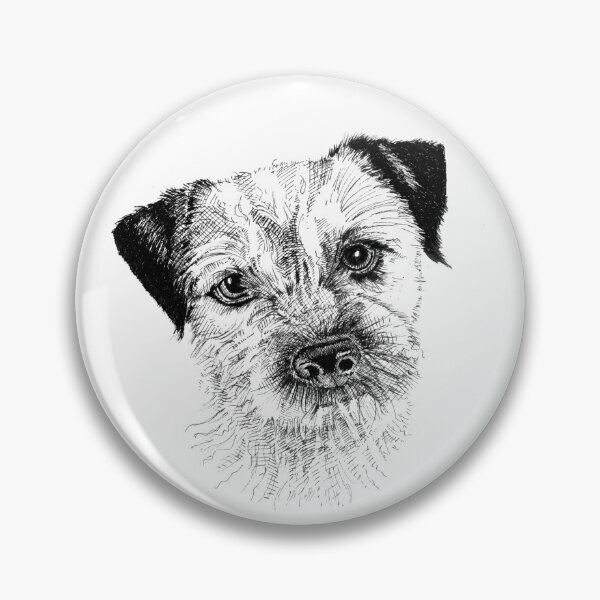 Item preview, Border Terrier -White designed and sold by Helen Inkles.
