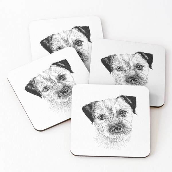 Item preview, Border Terrier -White designed and sold by Helen Inkles.
