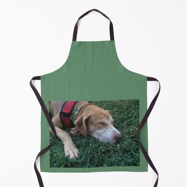 Item preview, Rosco Napping as a Puppy on Green Grass designed and sold by Taleta Hollis.