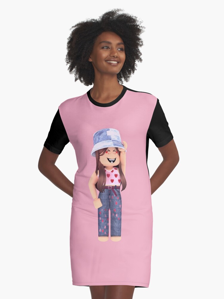 Valentines Aesthetic Roblox Girl Graphic T Shirt Dress By Chofudge Redbubble - shirt roblox girl aesthetic