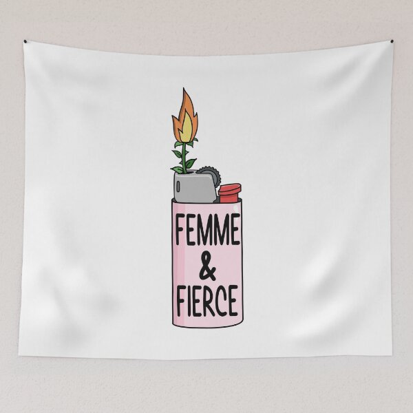 Item preview, Femme fierce lighter art designed and sold by AznavourByKarin.