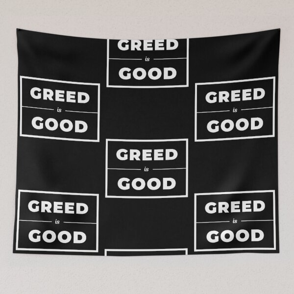 Item preview, Greed is Good 2 designed and sold by TraderShirts.