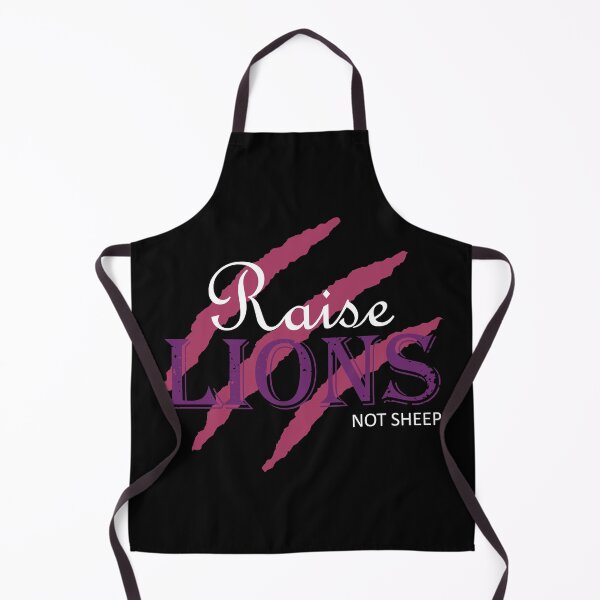 Item preview, Raise Lions Not Sheep | Pink, White Font designed and sold by Qestar.