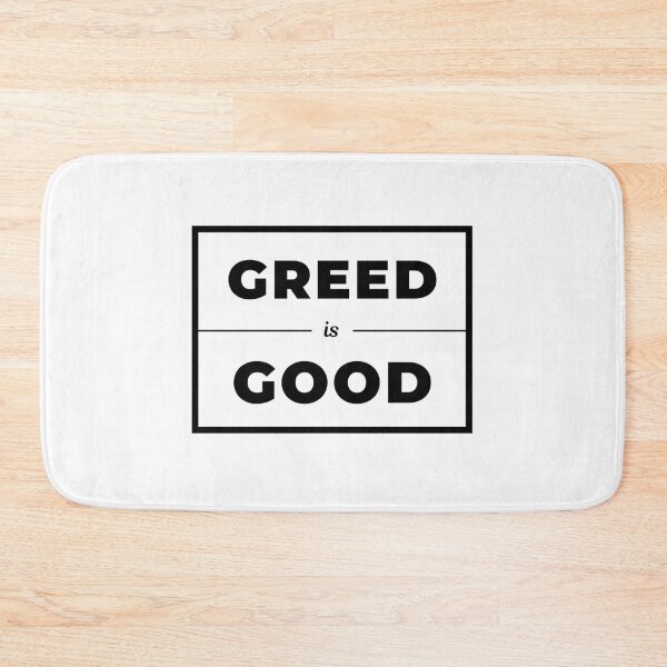 Item preview, Copy of Greed is Good 2 White designed and sold by TraderShirts.