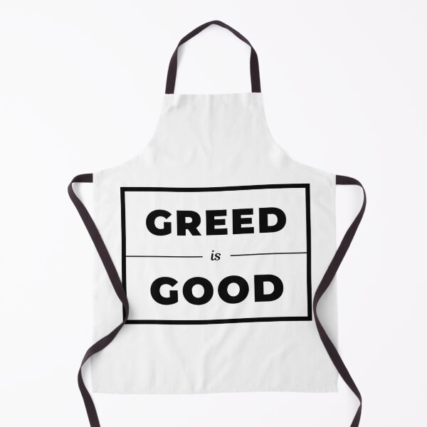 Item preview, Copy of Greed is Good 2 White designed and sold by TraderShirts.