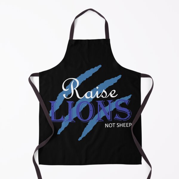 Item preview, Raise Lions Not Sheep | Blue, White Font designed and sold by Qestar.