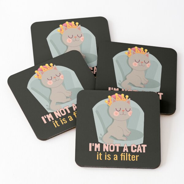 Item preview, I'm not a cat, it's a filter. designed and sold by EducateUplift.