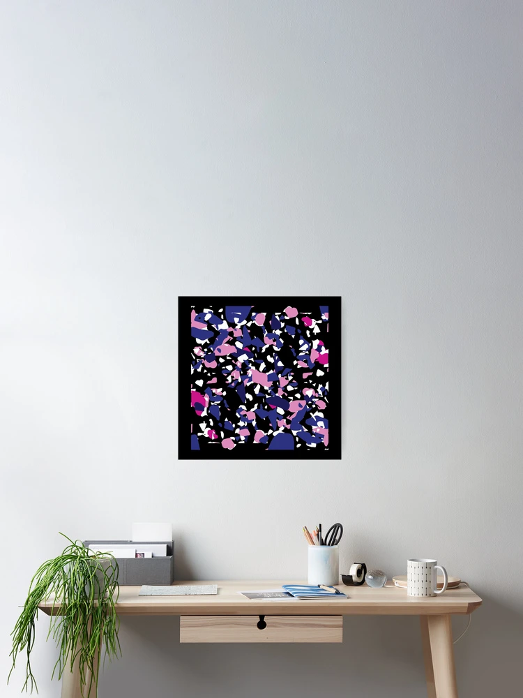 Thumbnail 2 of 3, Poster, Abstract Geometric Colorful Pattern designed and sold by TheCosmosStore.