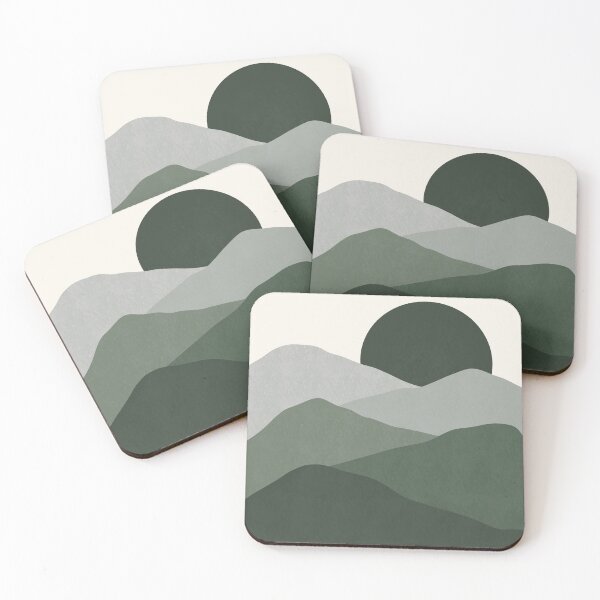 Item preview, Sunset Over the Green Mountains designed and sold by Oliver Jones Designs.