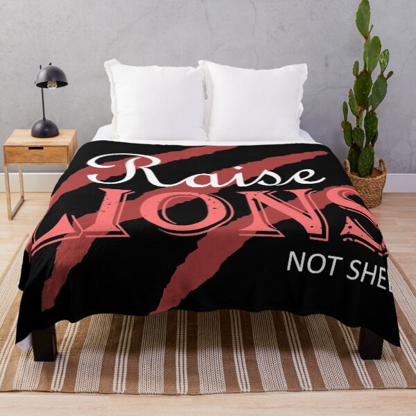 Item preview, Raise Lions Not Sheep | Red, White Font designed and sold by Qestar.