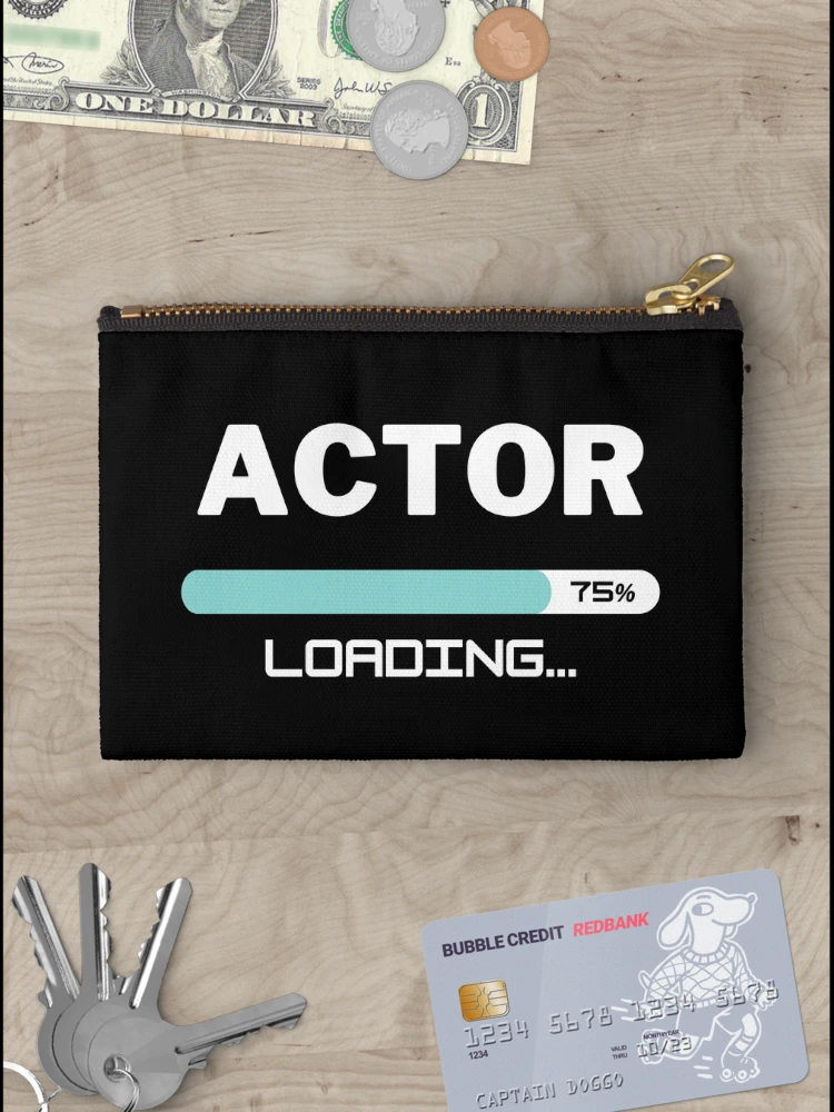 Thumbnail 3 of 4, Zipper Pouch, Future Actor Loading In Progress designed and sold by livegood.