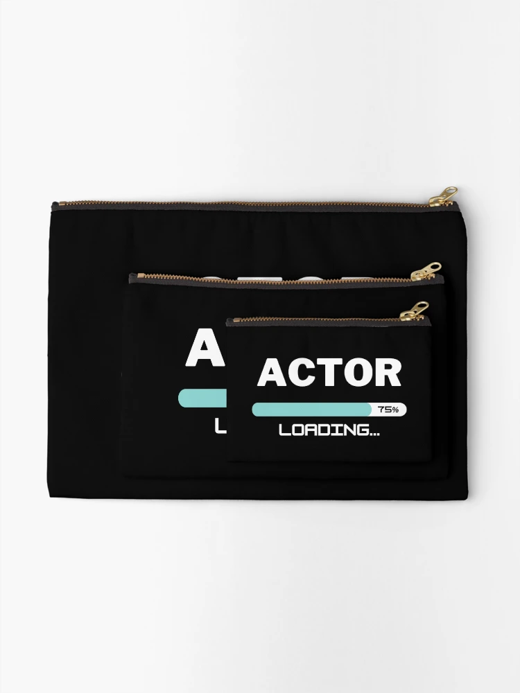 Thumbnail 2 of 4, Zipper Pouch, Future Actor Loading In Progress designed and sold by livegood.