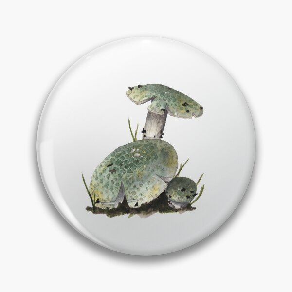 Item preview, Green Cracking Russula designed and sold by carrierogersart.