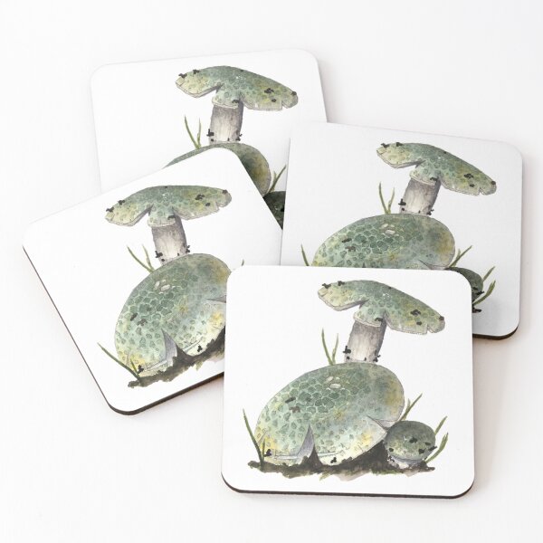 Item preview, Green Cracking Russula designed and sold by carrierogersart.