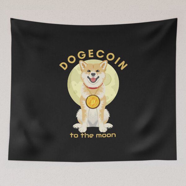 Item preview, Dogecoin to the Moon designed and sold by Positivet21.