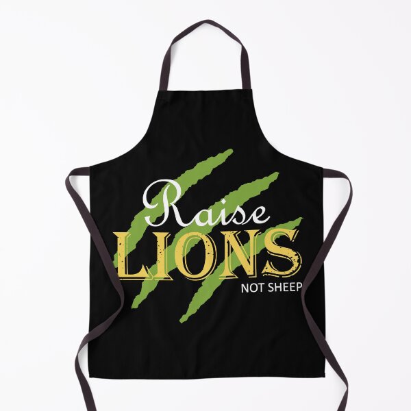 Item preview, Raise Lions Not Sheep | Green, White Font designed and sold by Qestar.