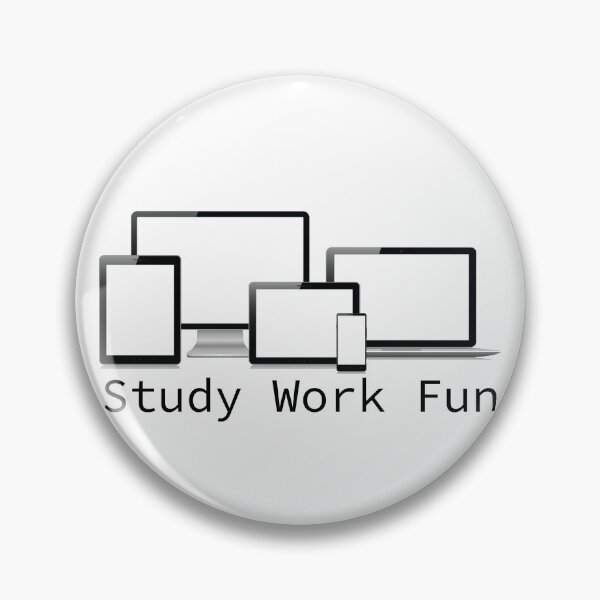 Item preview, study work fun computer tablet smartphone laptop designed and sold by NiceShirtY.