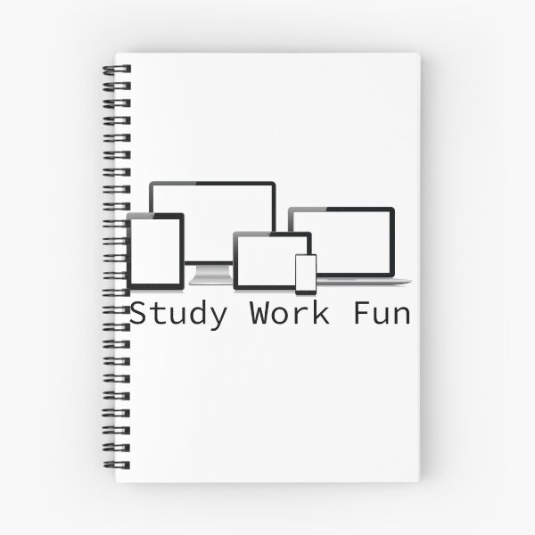 Item preview, study work fun computer tablet smartphone laptop designed and sold by NiceShirtY.