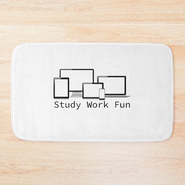 Item preview, study work fun computer tablet smartphone laptop designed and sold by NiceShirtY.
