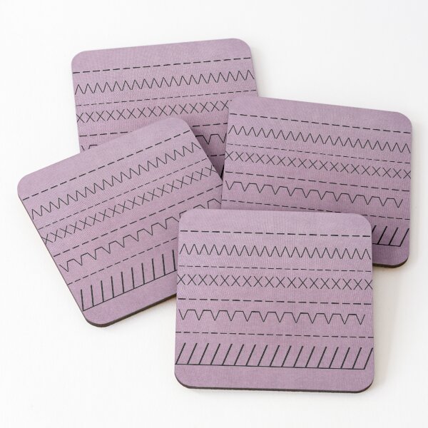 Item preview, Textured Fabric Effect Sewing Stitches Pattern designed and sold by Nancyanna.