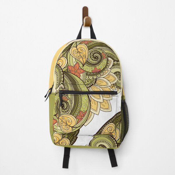 Item preview, Paisley Print with Vintage Floral Motifs, Striped Diagonal Composition designed and sold by lissantee.