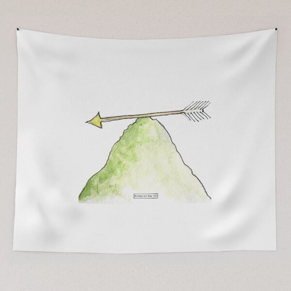 Item preview, Arrow on the Hill designed and sold by davidgoble.