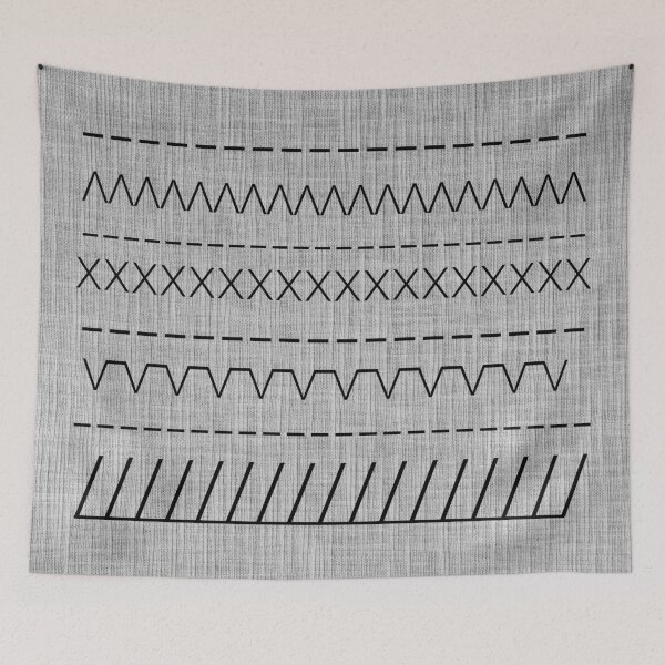 Item preview, Textured Fabric Effect Sewing Stitches Pattern designed and sold by Nancyanna.