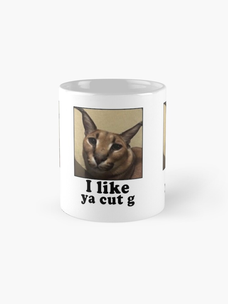Big Floppa Meme funny cat Coffee Mug