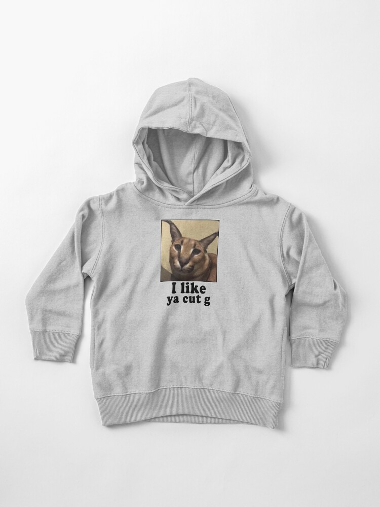 Big Floppa Meme Cat' Unisex Two-Tone Hoodie