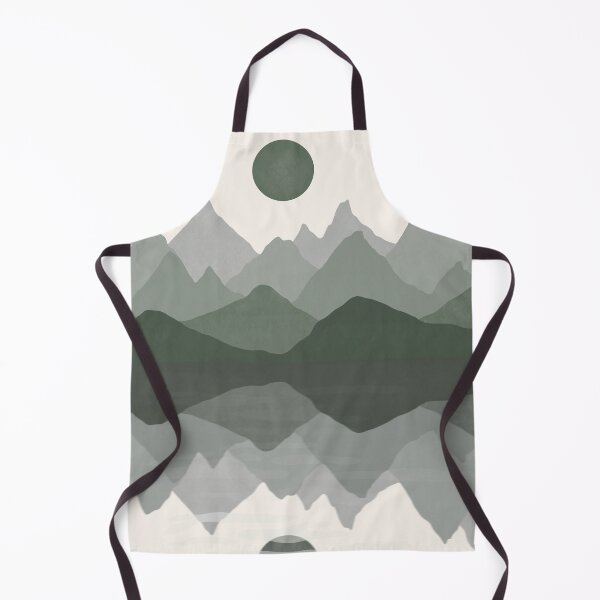Item preview, Green Mountain Range with Reflection designed and sold by Oliver Jones Designs.